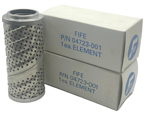 FIFE 04723-001 Hydraulic Filter Element (Lot of 2)