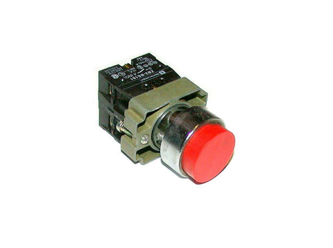 TELEMECANIQUE  ZB2-BE101 RED RAISED HEAD NON-LLUMINATED MOMENTARY PUSHBUTTON