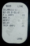New Airpax  IELHR111-1-62-20.0-01-V  3-Pole Circuit Breaker 20 Amp 250 VAC