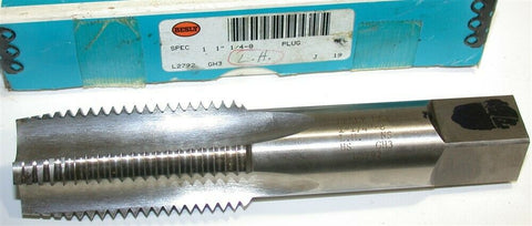 Besly 1 1/4"-8 L.H. NS 4 Flute Plug Tap L2792 New