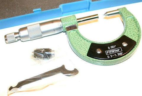 UP TO 9 NEW FOWLER .300" - 1.300" .001" VERNIER DISC BRAKE MICROMETER 52-234-201