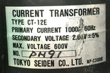 TOKYO SEIDEN CO. CT-12E CURRENT TRANSFORMER 1000 AMPS 600 VOLTS MAX (3 AVAIL.)