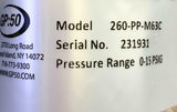 GP:50 260-PP-M63C Pressure Transducer Sensor 0-15 PSIG (2 Available)