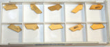 Lot of 10 New Seco 150.10-2.25N-16 T25M Tin Coated Carbide Parting Inserts 00845