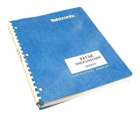 Tektronix 2213A Oscilloscope Service Instruction Manual