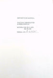 Kepco Model SM 36-5 & SM 36-5M Voltage Regulated Power Supply Instruction Manual