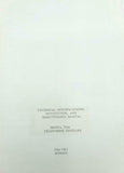 Omnitec Corp. Model 701A Telephone Coupler Instruction Manual