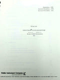 Kistler Instrument Model 818KIT Evaluation Kit Instruction Manual