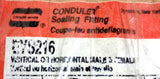 Crouse-Hinds EYS216 Condulet Sealing Fitting Vertical/Horizontal 3/4"