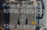 Lot of (2) Potter & Brumfield KRPA-11AG0-120 8-Pin Relay 120V 50/60HZ
