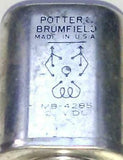 Potter & Brumfield  MB-4285  General Purpose Aluminum Relay 24 VDC 8-Pin