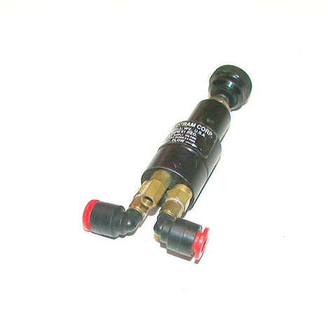 BELLOWFRAM  TYPE 91  PNEUMATIC AIR REGULATOR W/AIR FITTINGS  1/16 NPT