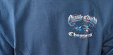Alstyle Men's Orange County Choppers Graphic Blue Short Sleeve Shirt Size Large