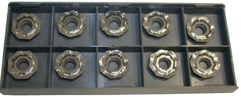 Lot of 10 New Iscar HELIOCTO octagonal milling inserts OFCR 0713-AEN IC 28