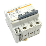 Merlin Gerin 24461 3-Pole Circuit Breaker 3A 480VAC W/ Auxiliary Switch 26974
