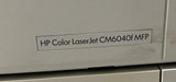 HP Color LaserJet CM6040F MFP Printer Q3939A w/ HP Q6998A Stapler Stacker