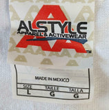 Alstyle Men's Lynard Skynard Jim Beam Distilling Co. White Shirt Size Large