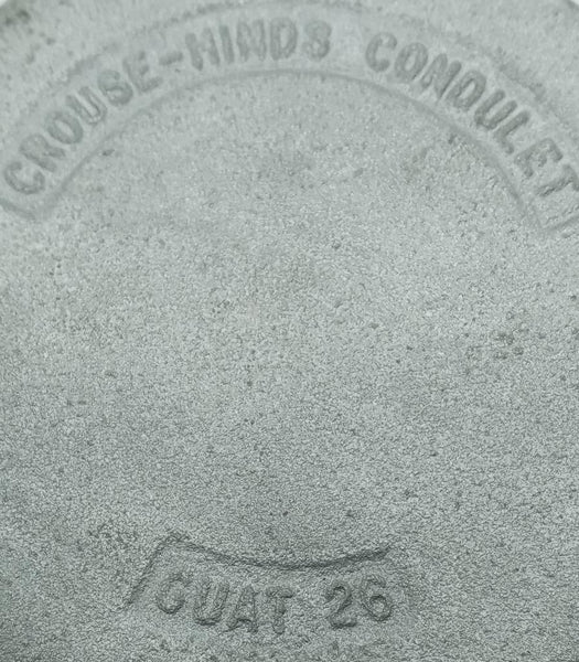 Crouse-Hinds GUAT26 Explosion Proof Conduit Outlet Box W/ Cover 3/4