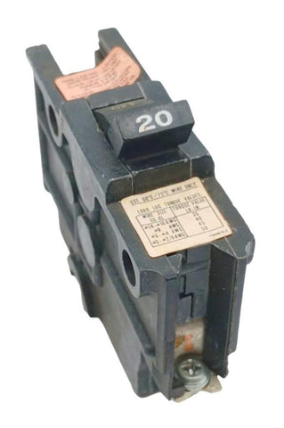 Lot of (3) Federal Pacific NB120 1-Pole Stab-Lok Circuit Breaker 20A 120VAC 1 PH