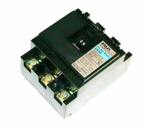 7 FUJI ELECTRIC 5 AMP CIRCUIT BREAKERS   MODEL EA33