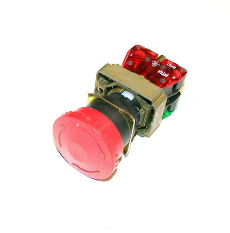 ALLEN BRADLEY RED MUSHROOM CAP  E-STOP PUSHBUTTON MODEL 2X10   2X01