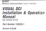 Motoman MARVI Visual DCI Installation & Operation Manual For Version 2.3.4