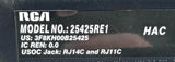 RCA 25425RE1 4 Line Landline Handset Telephone 3 Way Caller ID 16 Speed Dial