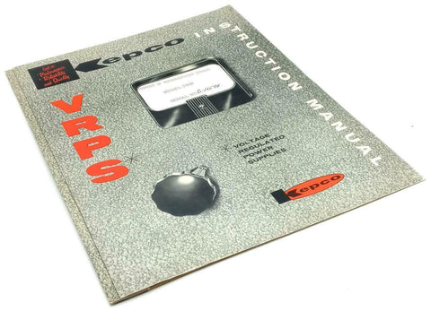 Kepco Model 245B Voltage Regulated Power Supply Instruction Manual