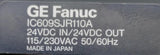 GE Fanuc IC609SJR110A SeriesOneJunior Programmable Controller 24VDC 115/230VAC