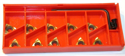 Lot of 10 New Carmex Carbide Tin Coated Threading Inserts 11 IR 32 UN MXC