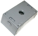 TayMac SB350S Weatherproof Box, 1-Gang, (3) 1/2-Inch Outlets, Gray Free shipping