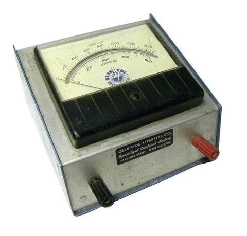 GLAS-COL APPARATUS CO. I/C THERMOCOUPLE METER 0-1450°F