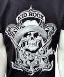 Hanes Men's Kid Rock Born Free Tour 2011 Skull & Guns Black Shirt Size Large