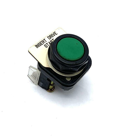 Allen Bradley AB 800H-AR Green Flush Push Button Insert Drive Start Legend Plate