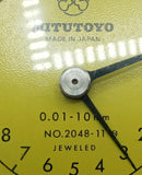 Mitutoyo 2048-11 Jeweled Dial Indicator 0.01-10mm Range