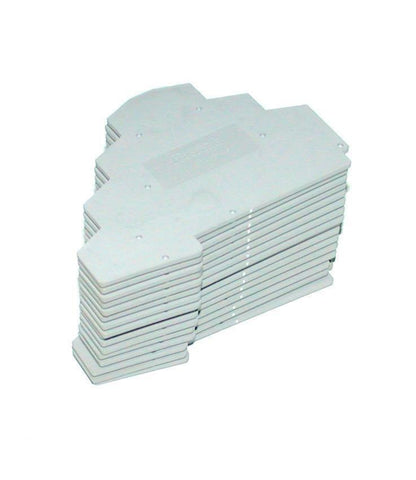 LOT OF 16 NEW PHOENIX CONTACT D-ST 2,5-PE/3L TERMINAL BLOCK END CAPS