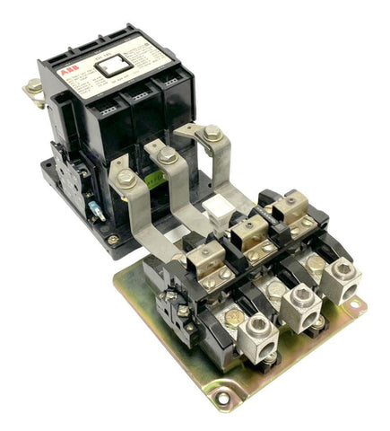 ABB EH145C-1 Magnetic Contactor 3-Pole 3 Phase 130A 600V W/ 592-E0V16 Relay