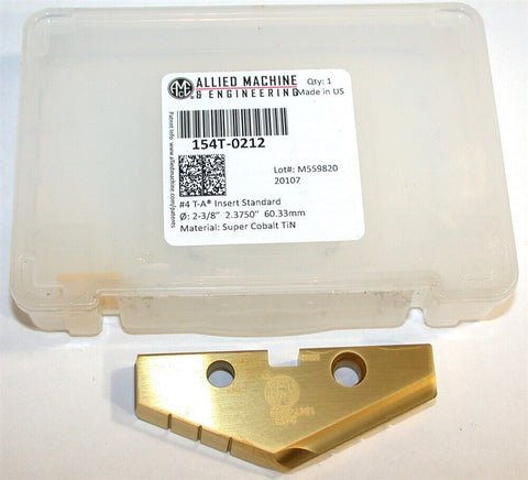 Allied Machine Original T-A 2 3/8" Carbide Spade Drilling Insert 154T-0212