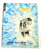 FEDERAL PRESS CO. A4 ADJUSTABLE PRESS BROCHURE