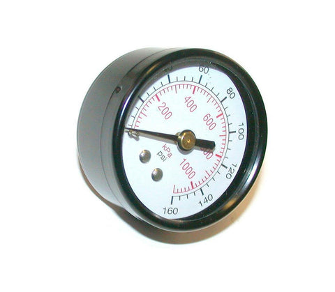 NEW GRAINGER  5WZ41  BACK MOUNT AIR PRESSURE GAUGE 0-160 PSI 1/4 NPT