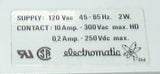 New Electromatic S-System  SC 110 120  Time Delay Relay One Shot 0.5 Seconds