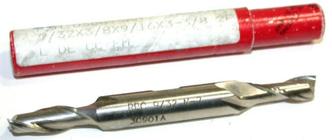 Regal Beloit 9/32" 2 Flute Double End HSS End Mill 050095AM New