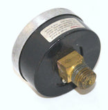 0-30 PSI 0-200 KPA PRESSURE GAUGE 1/4" NPT BACK MOUNT
