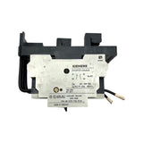 Siemens 3VU1300-1MF00 Manual Motor Starter 0.6A w/ Rail Adapter & NSNP Contactor