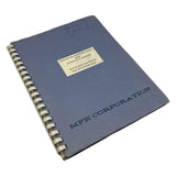 MFE Corp. 815 General Purpose, 805 Fixed-Range Recorder Operation Manual