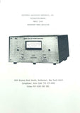 Electronic Navigation Industries Model 2100L Broadband Power Amp. Manual