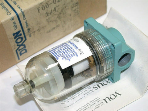 NEW DIXON 1/4" NPT AIR FILTER F00-02A
