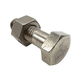 3/4-10 x 3" Stainless Steel Hex Head Bolt Fastener Grade B8MSH & Nut Grade 8M