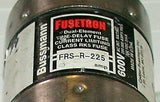 Bussman Fusetron  FRS-R-225 Time Delay Fuse 600 VAC 225 Amp