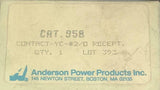 New Anderson Power Products   CONTACT-YC-#2/0  Receptacle Contact Kit
